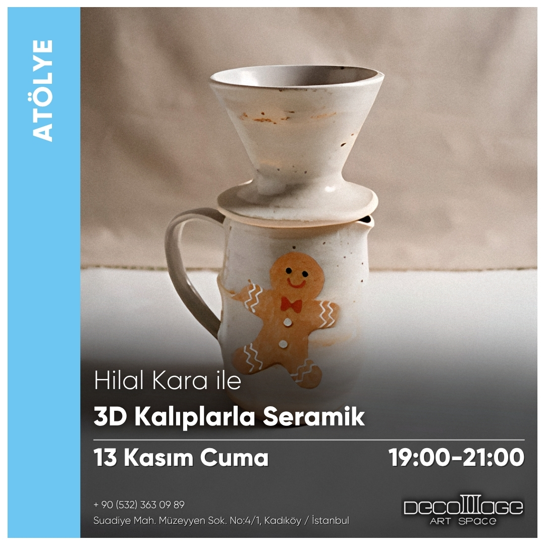 3D Kalıplarla Seramik Atölyesi