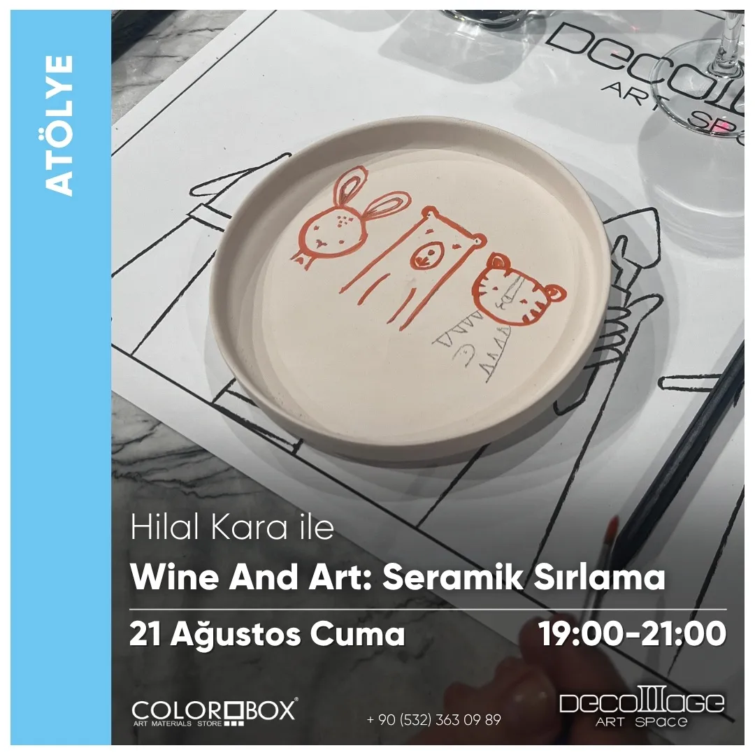 Wine and Art: Seramik Sırlama