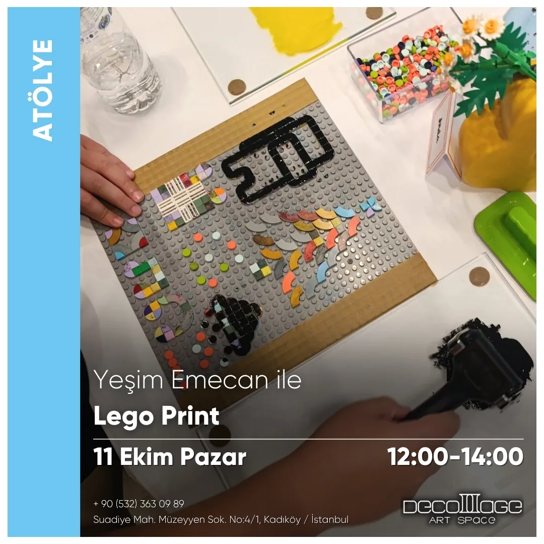 Yeşim Emecan ile Lego Print Atölyesi