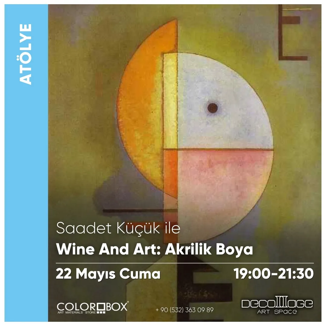 Wine And Art: Akrilik Boya