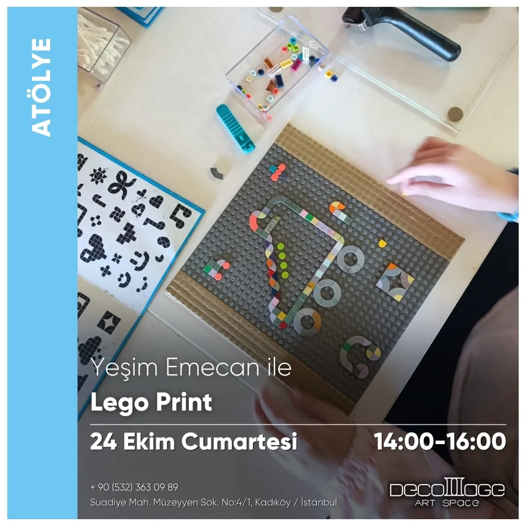 Yeşim Emecan ile Lego Print Atölyesi