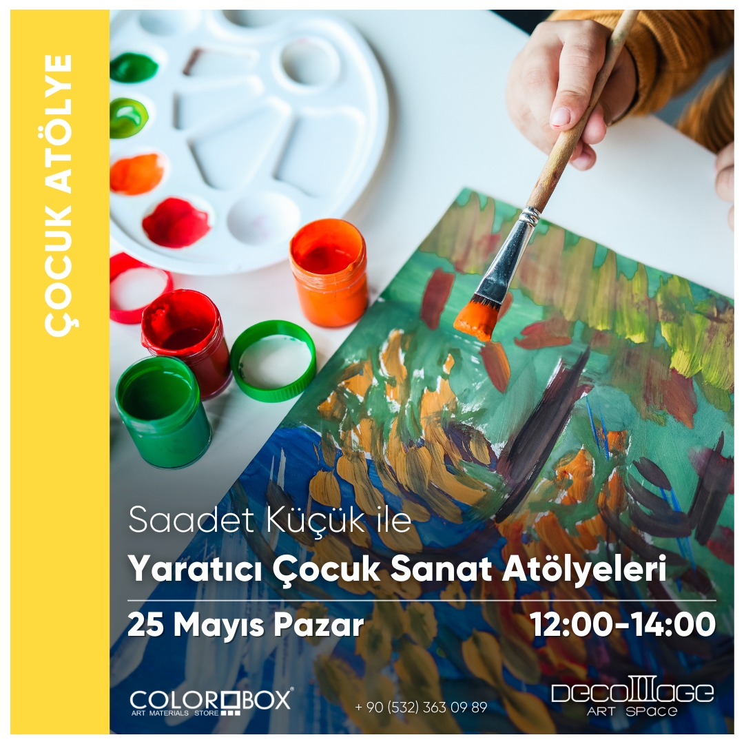 Saadet Küçük ile Yaratıcı Çocuk Sanat Atölyeleri resmi
