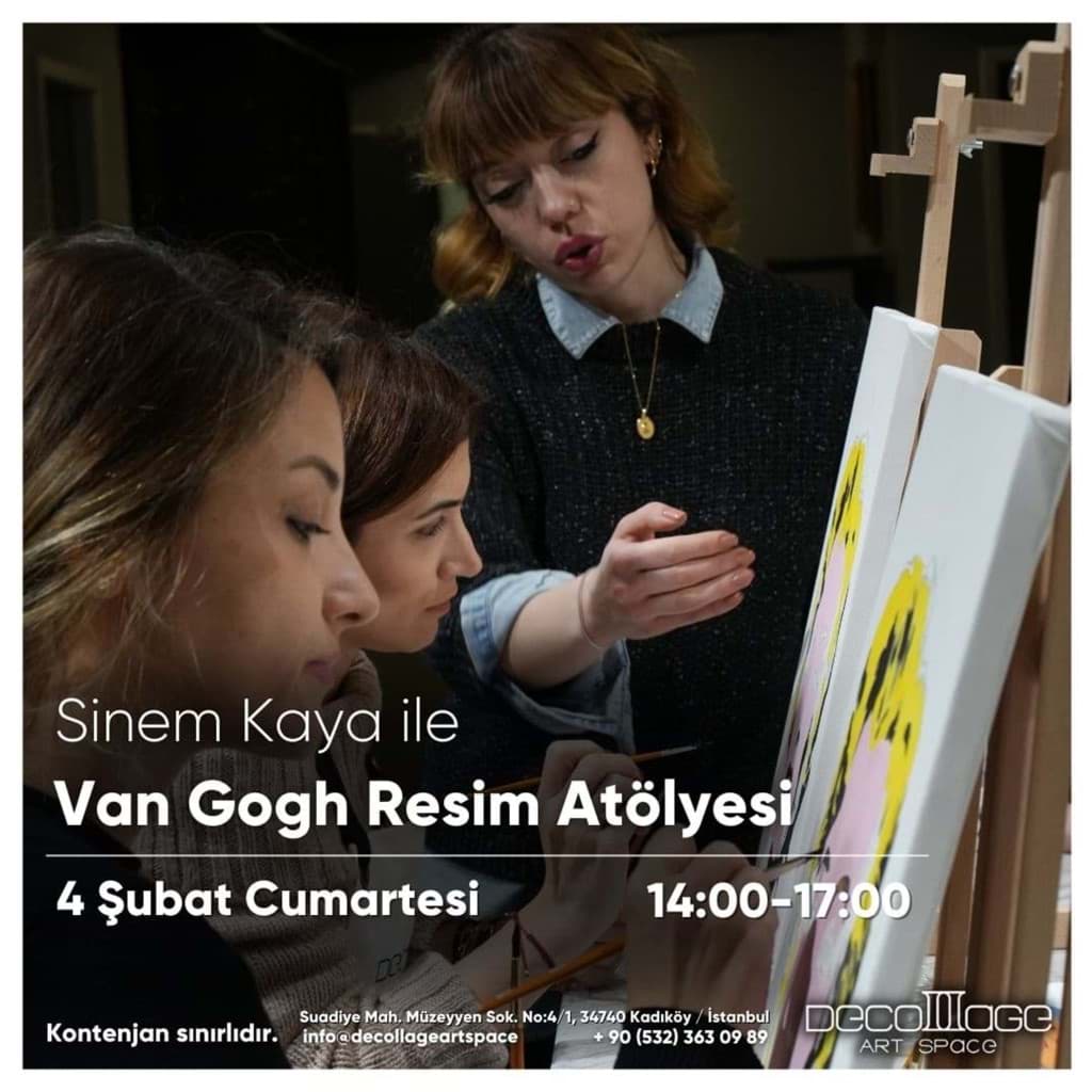 Sinem Kaya ile Van Gogh Resim Atölyesi 2 resmi
